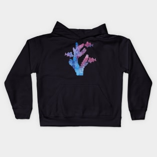 A coral and fish Kids Hoodie